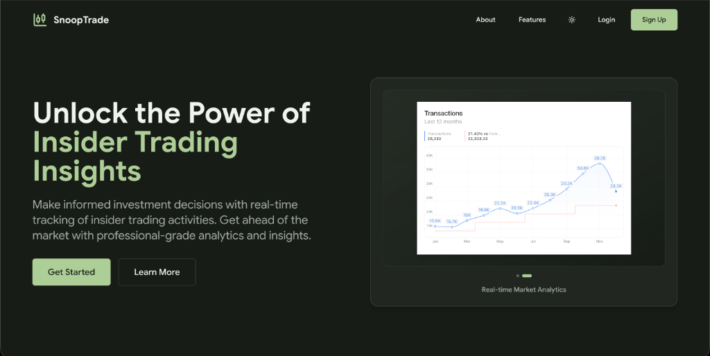 SnoopTrade project preview